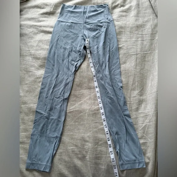 Lululemon Athletica Blue High-Waisted Leggings - Picture 9 of 12